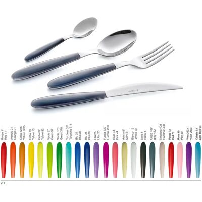 Set di Posate in Acciaio Inox 24 Pezzi Eme Vero Rosso Set di Posate in Acciaio Inox 24 Pezzi Eme Vero Rosso