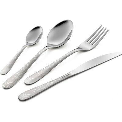 Segno Mediterraneo - 24-Pezzi - 18/10 Acciaio - Cutlery Set Segno Mediterraneo - 24-Pezzi - 18/10 Acciaio - Cutlery Set