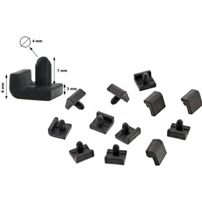 Electrolux AEG - REX - 12PZ - Gommini poggia griglia Electrolux AEG - REX - 12PZ - Gommini poggia griglia