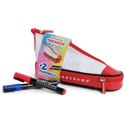 Pigna Trousse Sneaker Monochrome - Rouge/Blanc Pigna Trousse Sneaker Monochrome - Rouge/Blanc