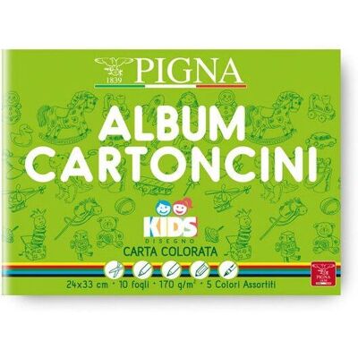 Pigna 0047477AS Papier de construction - 170 g/m² - Pack de 10 feuilles Pigna 0047477AS Papier de construction - 170 g/m² - Pack de 10 feuilles
