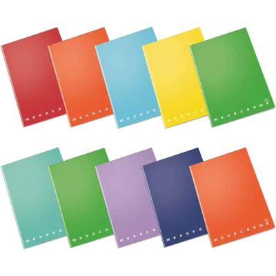 Pigna Monocromo 02298880Q - Cahier A4 à quadrillage 5mm Pigna Monocromo 02298880Q - Cahier A4 à quadrillage 5mm