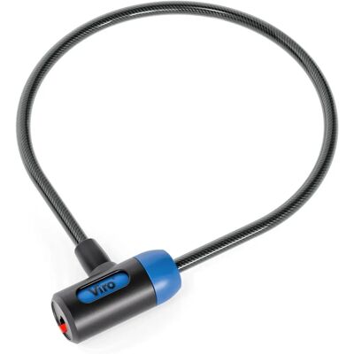 Zamek na rower i hulajnogę VIRO - Kabel stalowy pleciony - 10mm - 60cm Zamek na rower i hulajnogę VIRO - Kabel stalowy pleciony - 10mm - 60cm