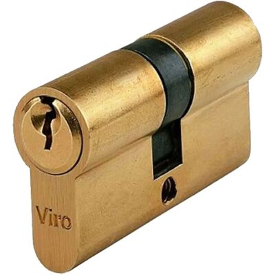 Cilindro in ottone Viro - 5 pin decentrato - Sicurezza di base Cilindro in ottone Viro - 5 pin decentrato - Sicurezza di base