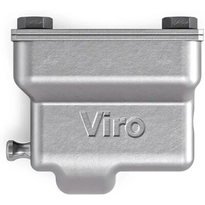Viro - 1.4218 Serrure - Acier gris - Pour demi-cylindre 40 mm - Publicité Viro - 1.4218 Serrure - Acier gris - Pour demi-cylindre 40 mm - Publicité
