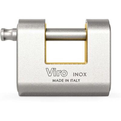 VIRO S.P.A. - Wzmocniony zamek ze stali nierdzewnej - 86mm - Zamek VIRO S.P.A. - Wzmocniony zamek ze stali nierdzewnej - 86mm - Zamek