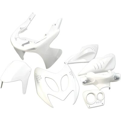Yamaha Aerox White 7-Piece Body Kit - Scooter Body Kit Yamaha Aerox White 7-Piece Body Kit - Scooter Body Kit