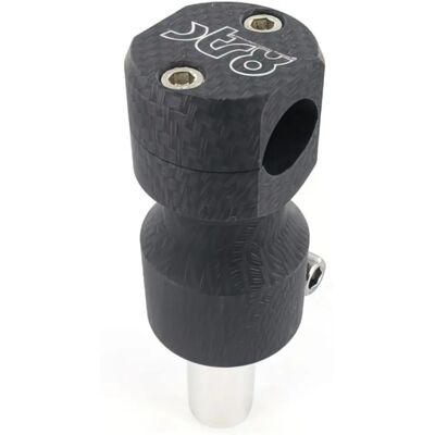 STR8 Piaggio NRG / Runner Handlebar Stem - Carbon Look STR8 Piaggio NRG / Runner Handlebar Stem - Carbon Look