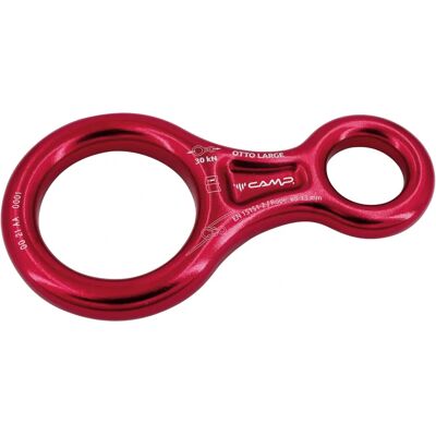 CAMP Stor Figur 8 - Isklättringsutrustning - Röd - One Size CAMP Stor Figur 8 - Isklättringsutrustning - Röd - One Size