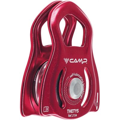Camp Tethys Rood Compact Aluminium Karabiner - Seilrolle Camp Tethys Rood Compact Aluminium Karabiner - Seilrolle