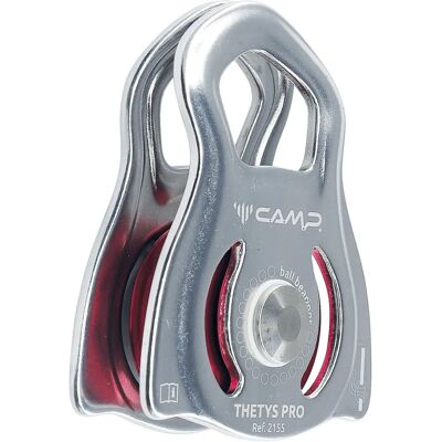 Camp Tethys Pro - Silver / Gray / Red - Pulley - Mountaineering Camp Tethys Pro - Silver / Gray / Red - Pulley - Mountaineering