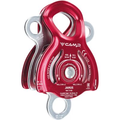 Camp Janus - Poulie double - Rouge Camp Janus - Poulie double - Rouge
