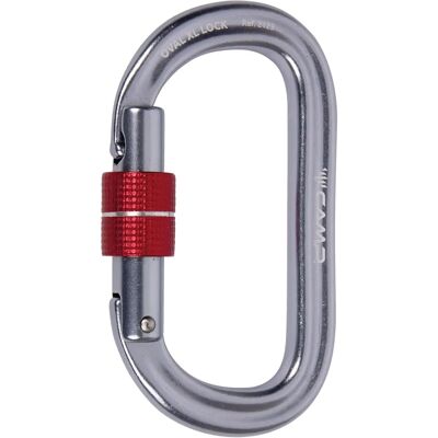 Camp Oval XL Lock - Karabinek - Srebrny - Duży - Lekki Camp Oval XL Lock - Karabinek - Srebrny - Duży - Lekki