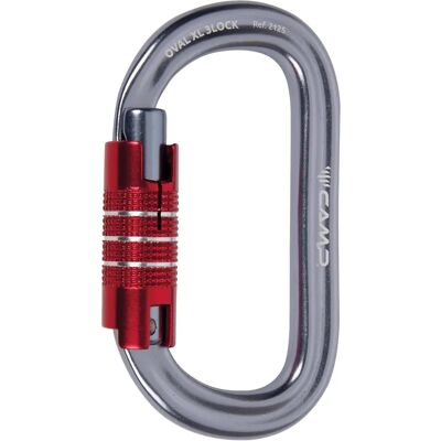 Camp XL 3Lock Karbin - Oval, Automatisk Lås, Stor Öppning - Klättring & Räddning Camp XL 3Lock Karbin - Oval, Automatisk Lås, Stor Öppning - Klättring & Räddning