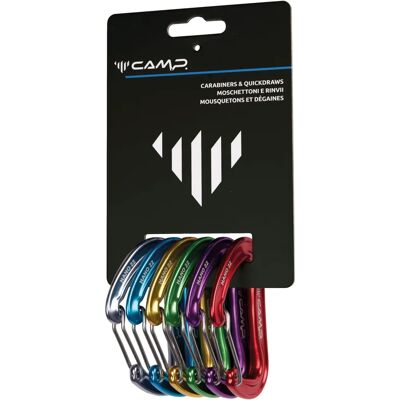Camp Nano 22 - Mehrfarbige Karabiner - 6er Set - Kletterausrüstung Camp Nano 22 - Mehrfarbige Karabiner - 6er Set - Kletterausrüstung