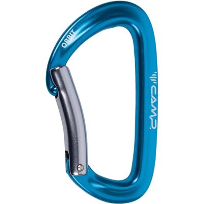 Karabińczyk CAMP Orbit Bent Gate - Niebieski - Zamek bezpieczeństwa - 25mm - Lekki Karabińczyk CAMP Orbit Bent Gate - Niebieski - Zamek bezpieczeństwa - 25mm - Lekki
