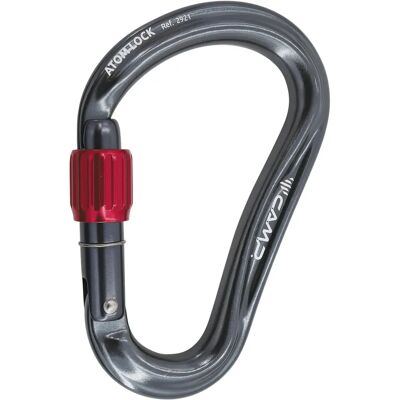 Camp Atom Lock - Mousqueton HMS - Gunmetal - Taille Unique - Certifié de Sécurité Camp Atom Lock - Mousqueton HMS - Gunmetal - Taille Unique - Certifié de Sécurité