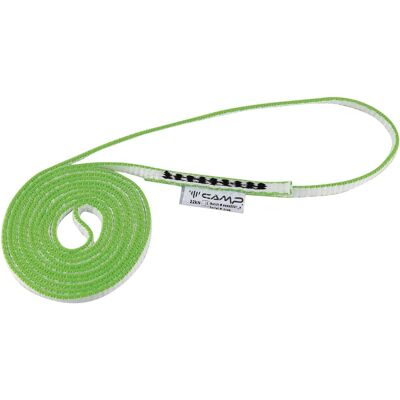 Camp 8.5 mm Dyneema Bandschlinge - Grün/Weiß - 120 cm - Kletterschnur Camp 8.5 mm Dyneema Bandschlinge - Grün/Weiß - 120 cm - Kletterschnur