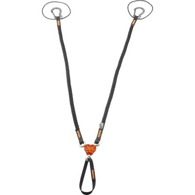 Camp X-Gyro Leash - Schwarz / Orange - 85/129 cm - Kletterzubehör Camp X-Gyro Leash - Schwarz / Orange - 85/129 cm - Kletterzubehör