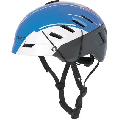 Casque Camp Voyager Blanc/Bleu - Ski & Snowboard, Escalade, 54-58cm Casque Camp Voyager Blanc/Bleu - Ski & Snowboard, Escalade, 54-58cm