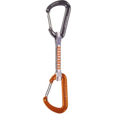 C.A.M.P. Photon Wire Express KS Dyneema - Grijs/Oranje - Klimrappel Systeem C.A.M.P. Photon Wire Express KS Dyneema - Grijs/Oranje - Klimrappel Systeem