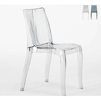 Sedia impilabile trasparente Grand Soleil - Arredo interno/esterno Sedia impilabile trasparente Grand Soleil - Arredo interno/esterno