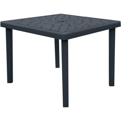 Grand Soleil - 12 Mesas cuadradas de poliratán 90x90 - Mesa de exterior Grand Soleil - 12 Mesas cuadradas de poliratán 90x90 - Mesa de exterior