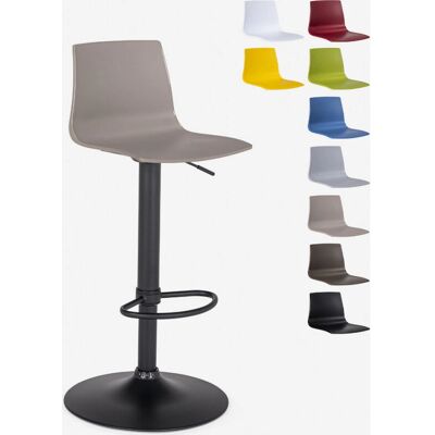 Grand Soleil - Taburete Imola Matt Ajustable Negro Mate - Diseño de Interiores Grand Soleil - Taburete Imola Matt Ajustable Negro Mate - Diseño de Interiores