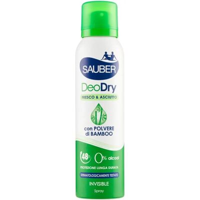 Sauber Spray Deodorante - 48h - Per tutta la famiglia - Deodorante Sauber Spray Deodorante - 48h - Per tutta la famiglia - Deodorante