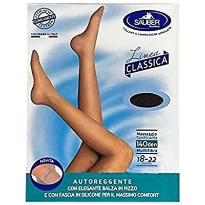Desa Pharma Srl Microrete Neutro Beige 5 Calze a Compressione - Tessuto microrete per massimo comfort Desa Pharma Srl Microrete Neutro Beige 5 Calze a Compressione - Tessuto microrete per massimo comfort
