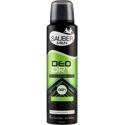 Sauber Men Deo Dry F - Freschezza e protezione durature Sauber Men Deo Dry F - Freschezza e protezione durature