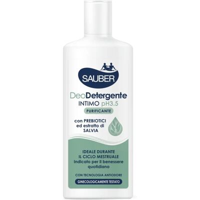 Detergente intimo Sauber - Ph3,5 Purificante 20 Detergente intimo Sauber - Ph3,5 Purificante 20