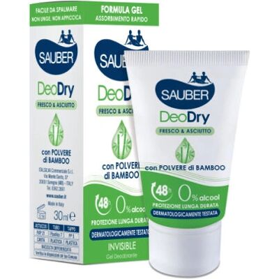 Sauber DeoDry Gel Deodorante Donna - 30ml - Deodorante Sauber DeoDry Gel Deodorante Donna - 30ml - Deodorante
