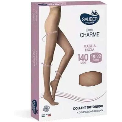 Sauber Charme Tuttonudo 140 Denario Medio - Collant Compressivi Sauber Charme Tuttonudo 140 Denario Medio - Collant Compressivi