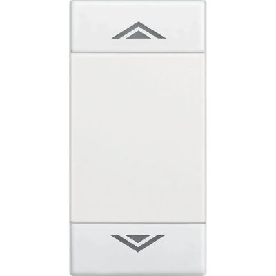 Plaque de couverture d'interrupteur mural BTicino N4911AHN blanc - 2 fonctions - 1 module - Publicité Plaque de couverture d'interrupteur mural BTicino N4911AHN blanc - 2 fonctions - 1 module - Publicité