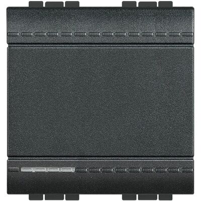 Interruptor elétrico Legrand L4004M2N - 2 módulos - Antracite - Série Livinglight Interruptor elétrico Legrand L4004M2N - 2 módulos - Antracite - Série Livinglight