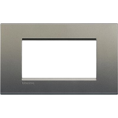 Legrand LNA4804AE Plaque - 4 Modules - Compatible avec la série Livinglight - Publicité Legrand LNA4804AE Plaque - 4 Modules - Compatible avec la série Livinglight - Publicité