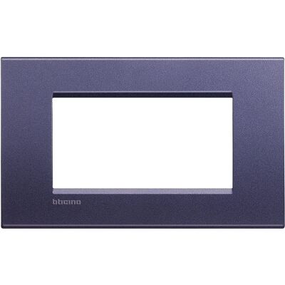Legrand LNA4804CB Plaque Murale - 4 Modules - Compatible avec Interrupteurs et Prises - Publicité Legrand LNA4804CB Plaque Murale - 4 Modules - Compatible avec Interrupteurs et Prises - Publicité
