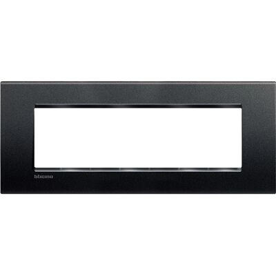 Legrand LNA4807AR Piastra a Parete - 7 Moduli - Antracite - Copertura Interruttore Legrand LNA4807AR Piastra a Parete - 7 Moduli - Antracite - Copertura Interruttore