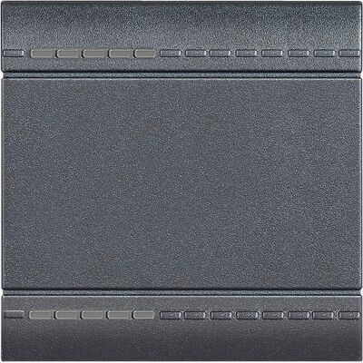 Legrand L4911M2N Wandplatte - Zwei Funktionen, Anthrazit - Abdeckplatte/Schalter Legrand L4911M2N Wandplatte - Zwei Funktionen, Anthrazit - Abdeckplatte/Schalter
