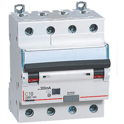 B-TICINO 4P 10A 300mA AC Schutzschalter - Elektrische Sicherheit B-TICINO 4P 10A 300mA AC Schutzschalter - Elektrische Sicherheit