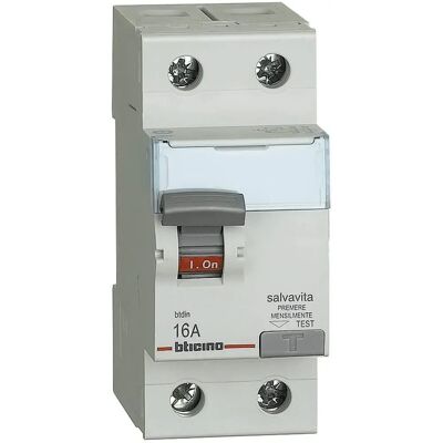 BTicino G723A25 Disjoncteur différentiel - Type A - 25A - 30mA - 230/400V - Publicité BTicino G723A25 Disjoncteur différentiel - Type A - 25A - 30mA - 230/400V - Publicité