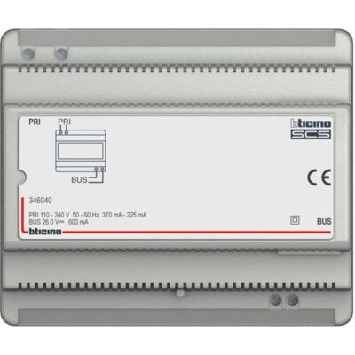 Legrand 346040 Alimentation électrique - Systèmes audio Bticino - Publicité Legrand 346040 Alimentation électrique - Systèmes audio Bticino - Publicité