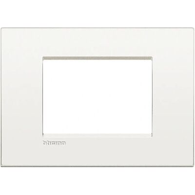Legrand Wall Plate - 3 Modules - Metal - White - Switch Cover Legrand Wall Plate - 3 Modules - Metal - White - Switch Cover