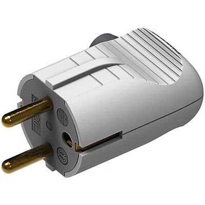 Spina Elettrica BTicino S2020DE - 2P+T, Bianco, 10/16A - Spina di alimentazione Spina Elettrica BTicino S2020DE - 2P+T, Bianco, 10/16A - Spina di alimentazione