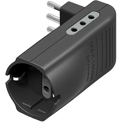 Adaptateur d'angle BTicino S3615GE - 2 prises italiennes + 1 allemande Adaptateur d'angle BTicino S3615GE - 2 prises italiennes + 1 allemande