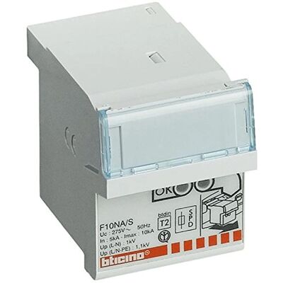 Bticino F10APS Protector contra sobretensiones - 2 Módulos Bticino F10APS Protector contra sobretensiones - 2 Módulos