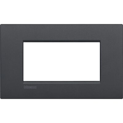 Legrand LNC4804AR Plaque Murale - 4 Modules - Anthracite - Montage Murale - Publicité Legrand LNC4804AR Plaque Murale - 4 Modules - Anthracite - Montage Murale - Publicité