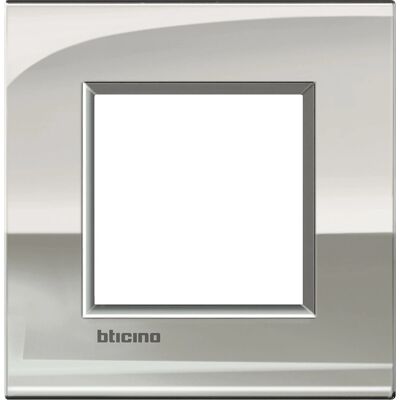 Legrand LNE4802PL Plaque Murale - 2 Modules - Palladium - Coque de Commutation - Publicité Legrand LNE4802PL Plaque Murale - 2 Modules - Palladium - Coque de Commutation - Publicité