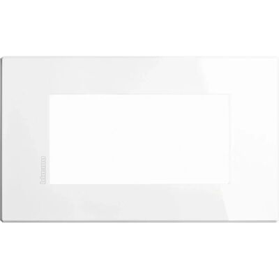 Bticino HW4804HD White 4-Module Wall Plate - Wall Plate/Switch Cover Bticino HW4804HD White 4-Module Wall Plate - Wall Plate/Switch Cover